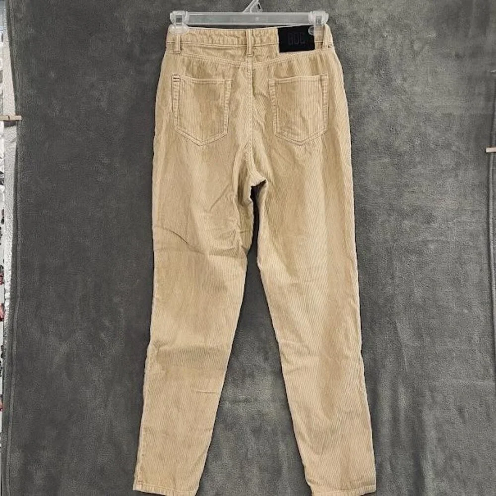 BDG Corduroy Pants Womens 28 Beige High-Rise Mom‎ Jeans Casual Urban Outfitters